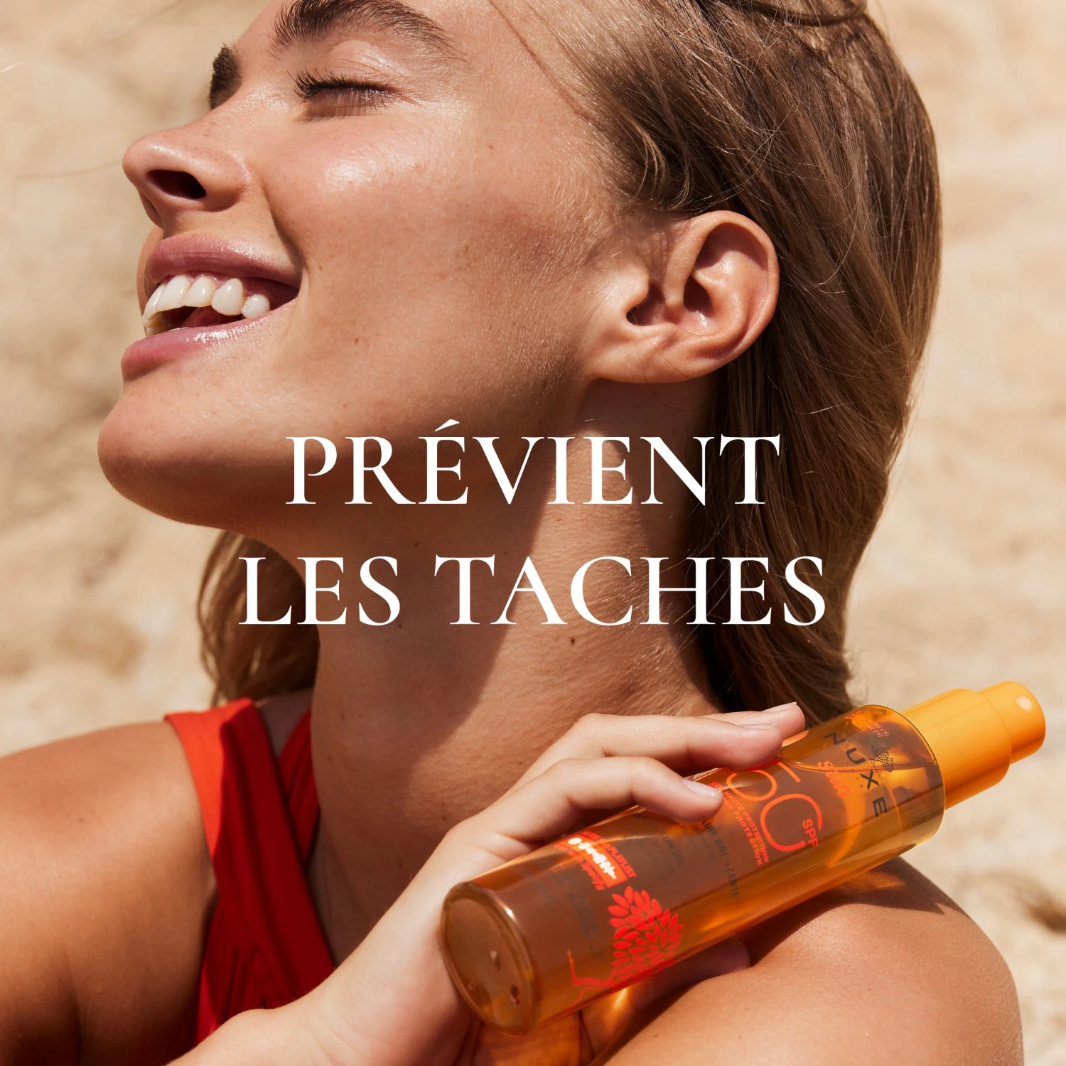 NUXE Huile Solaire Bronzante Haute Protection SPF50 visage et corps