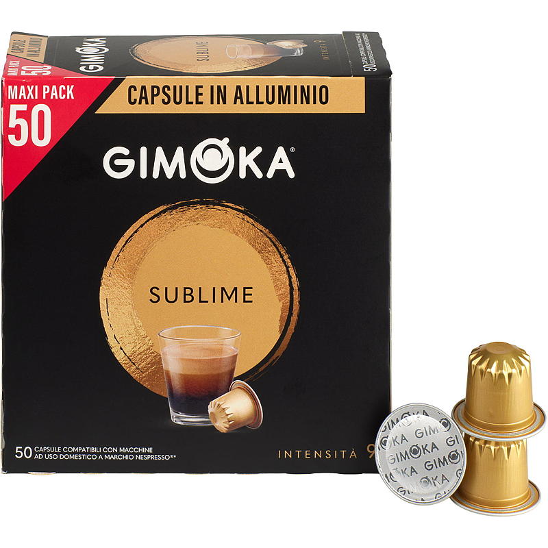 Capsules de café Gimoka, 50 unités. Sublime