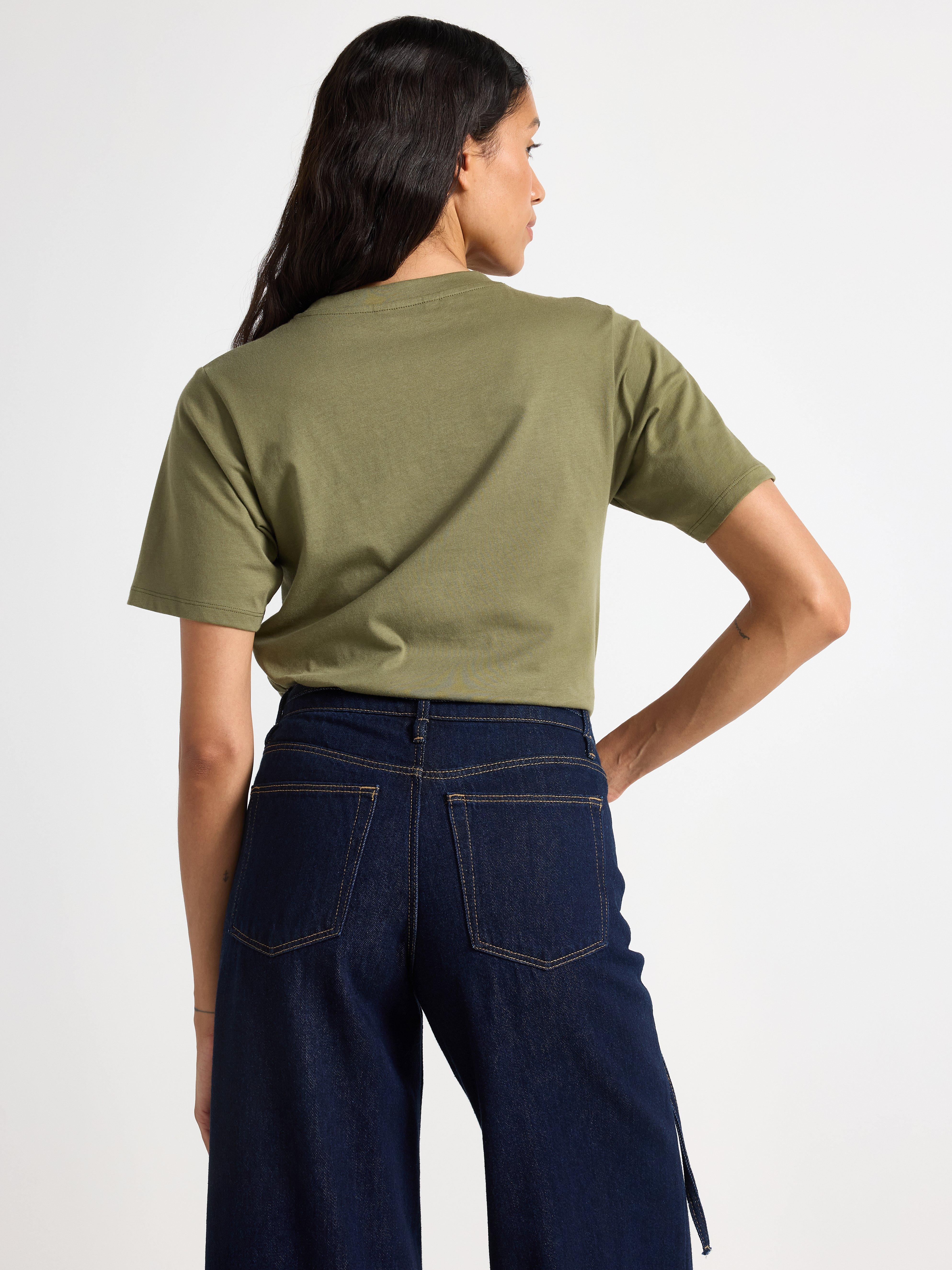 Tricou Bas Verde Prăfuit