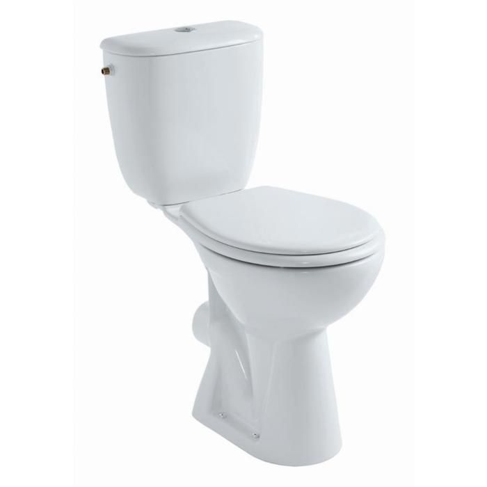 Allia Pack WC Bastia mit erhöhtem Abfluss und horizontalem Abfluss, einbaufertig, Art.-Nr. 08328000000201