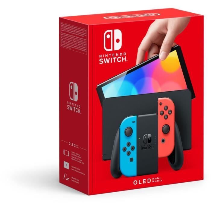 Nintendo Switch OLED 64GB Azul - Reacondicionada - Buen estado