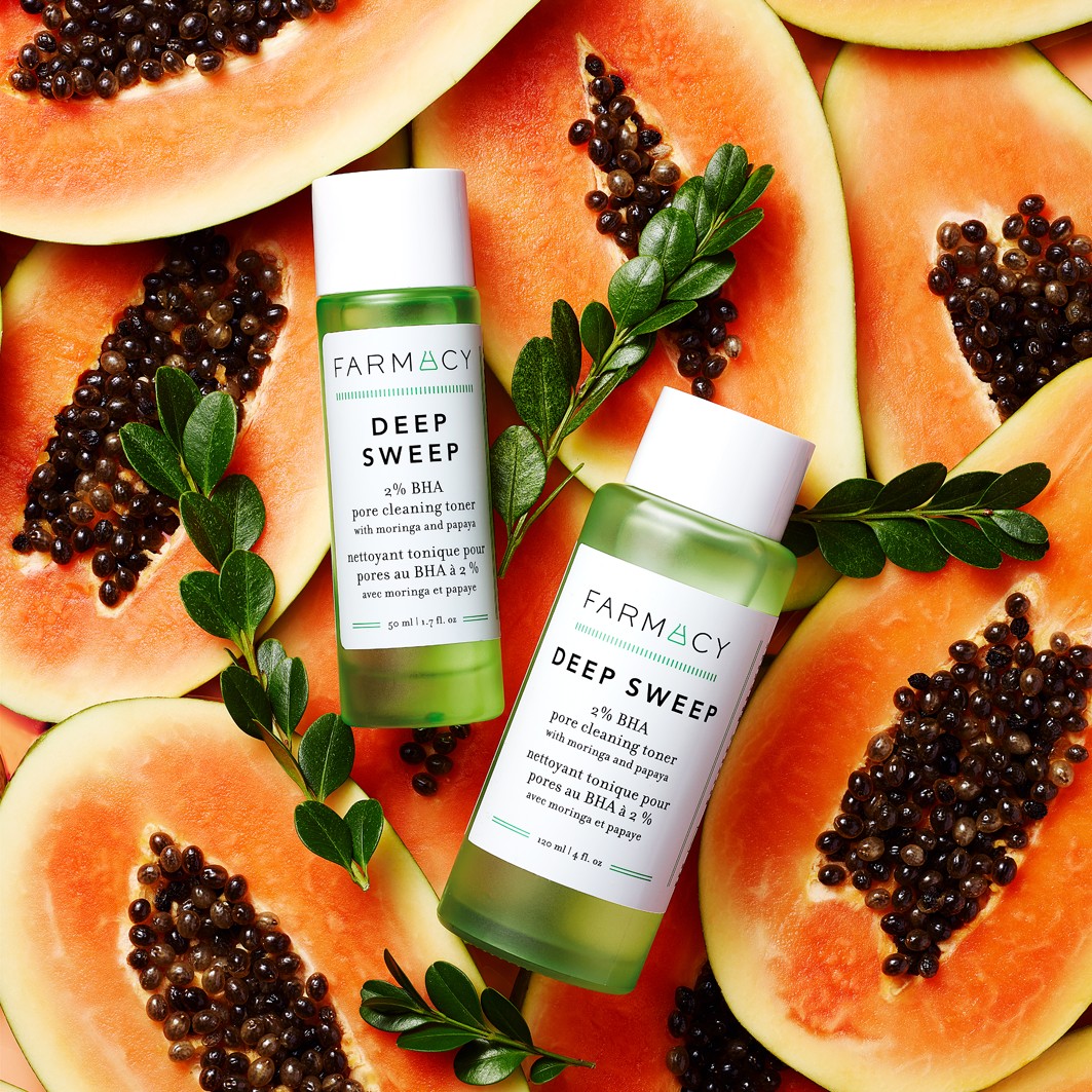 FARMACY Deep Sweep 2% BHA Gezichtstoner met Moringa en Papaja - 50 ml