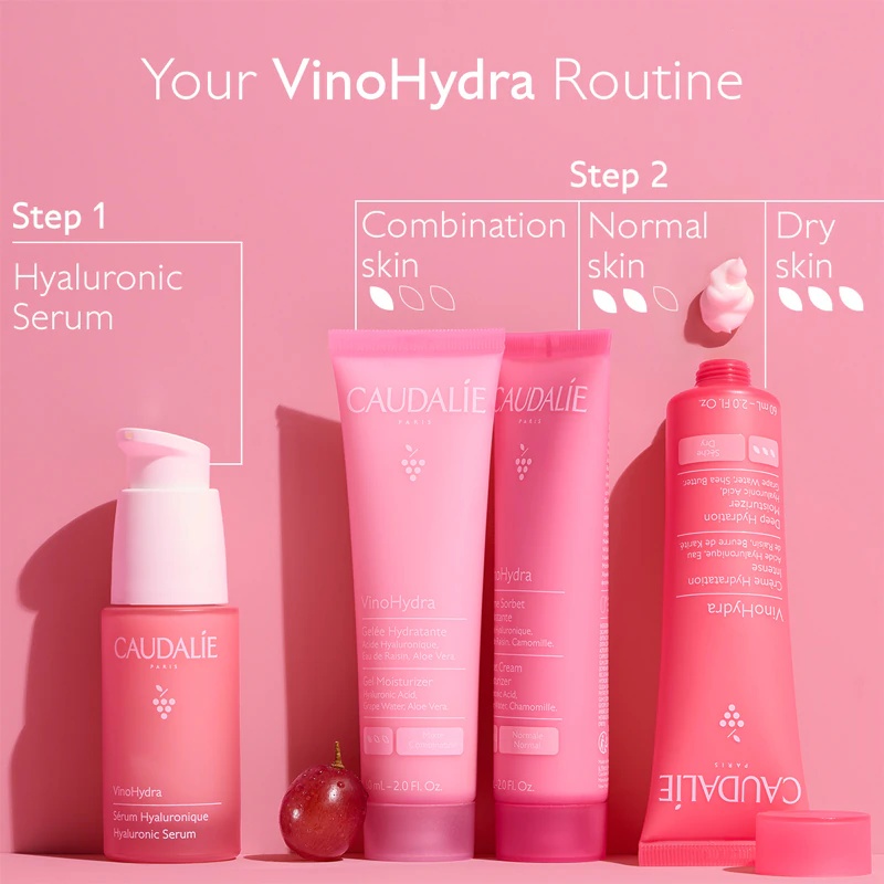 Caudalie VinoHydra Hyaluronic Serum хидратантни серум за прве боре