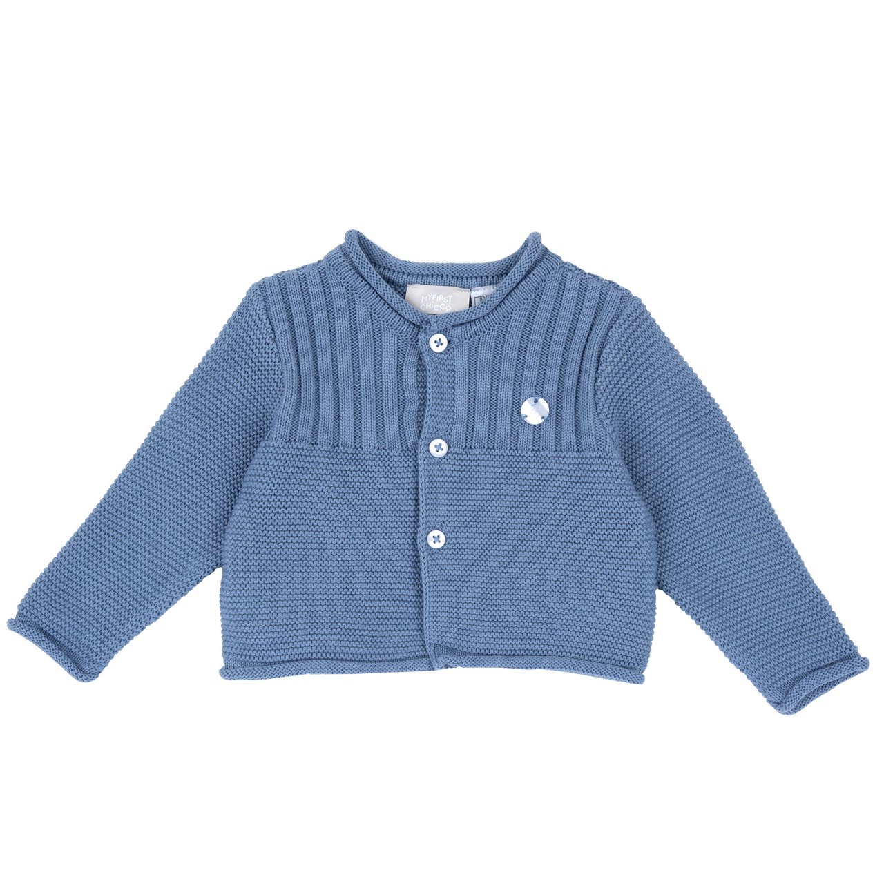 Strickjacke mit Rippdetails