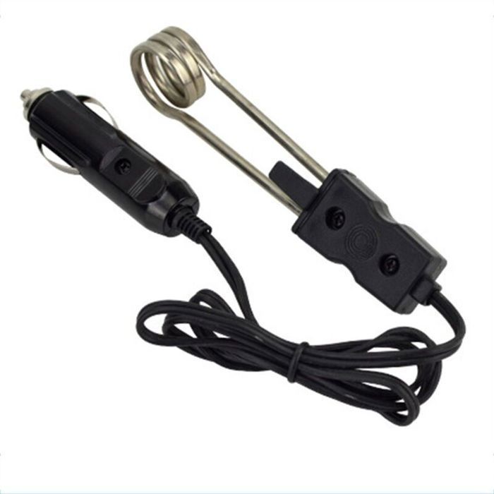 Calentador de agua para coche - MHY® - 12V - 24V - 120-140W - Cobre+PVC+ABS - Compacto - Fácil de transportar