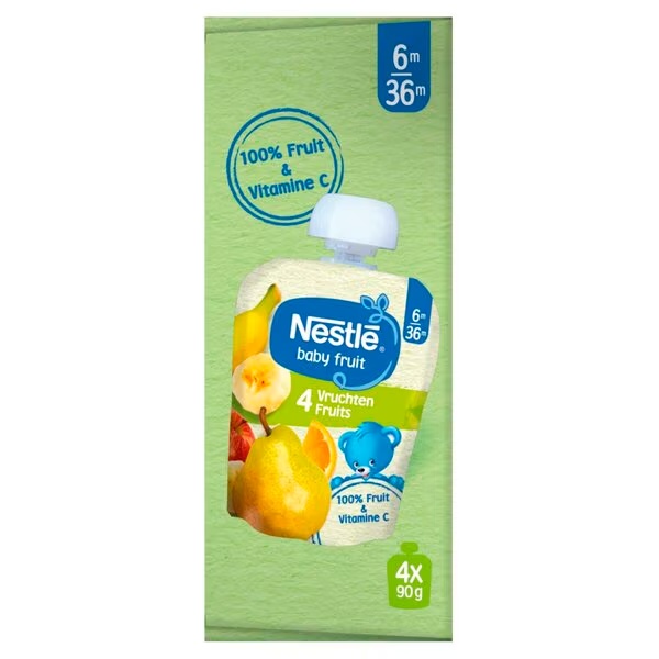 „Nestlé“ 6+M 4 vaisių skonio maišeliai<br>4 vnt.
