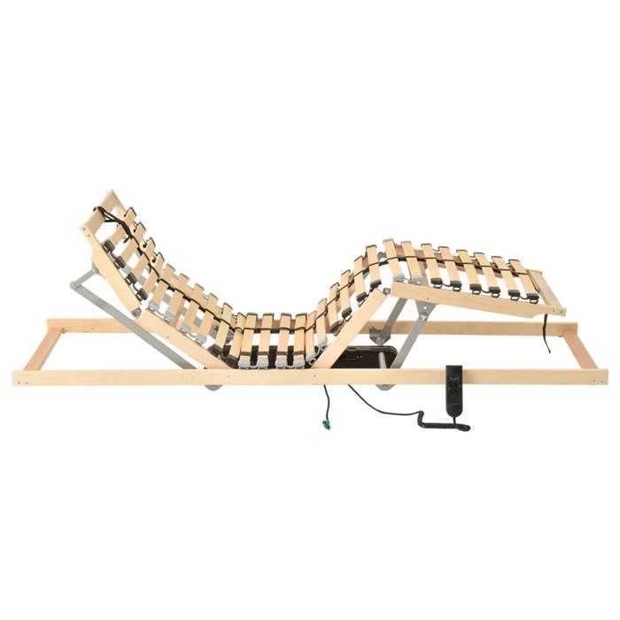 Base de cama eléctrica de láminas vidaXL con 28 láminas, 7 zonas, estructura de cama, dormitorio, hogar 321824