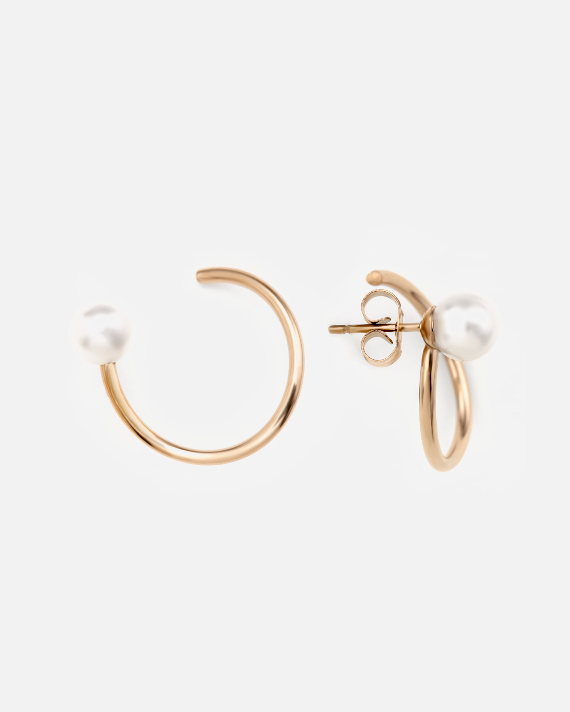 Heideman Boucles d'oreilles Looping couleur or rose