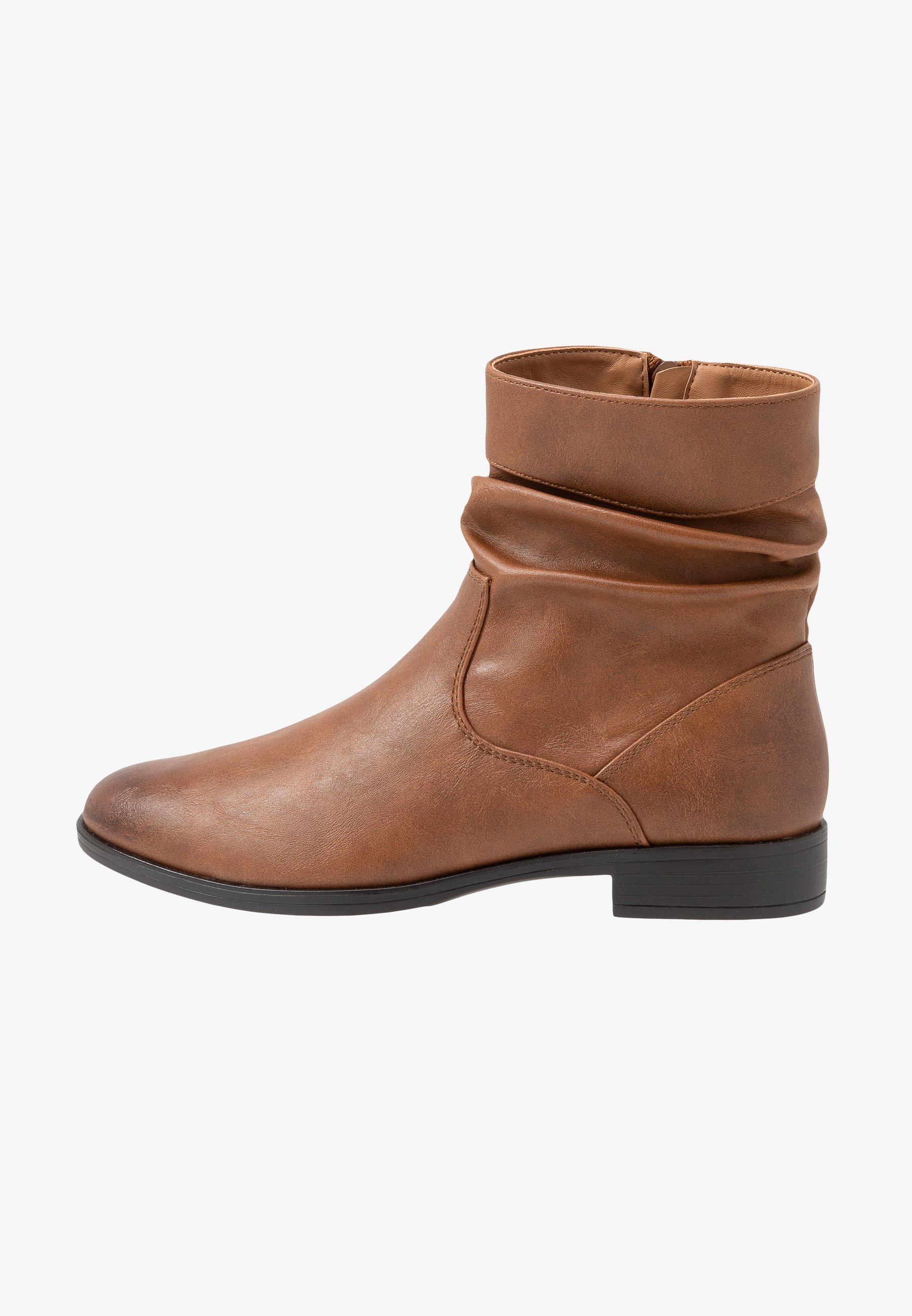Anna Field Classic enkellaarsjes - cognac
