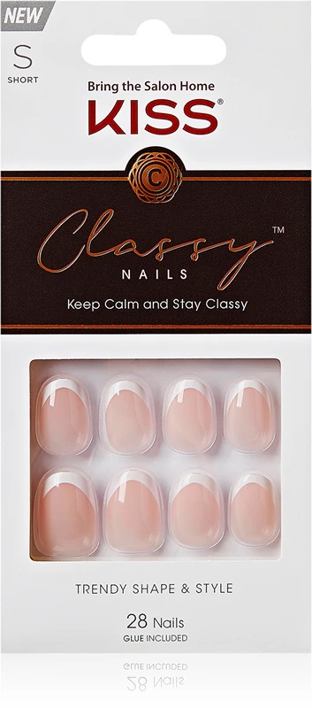 KISS Classy Nails Saglabājiet mieru un palieciet Eleganti mākslīgie nagi