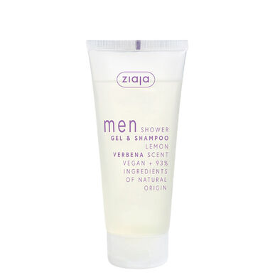 Ziaja Verbena ja sitruuna suihkugeeli ja shampoo miehille 200 ml