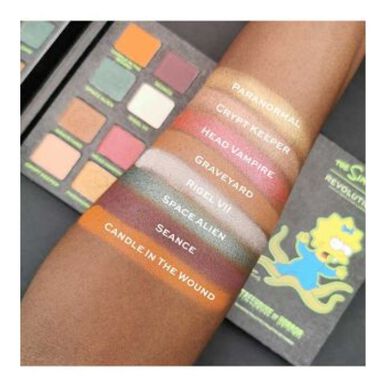 Paleta de sombras de ojos mini Makeup Revolution Alien Maggie x Los Simpson 6 gr 6 gr