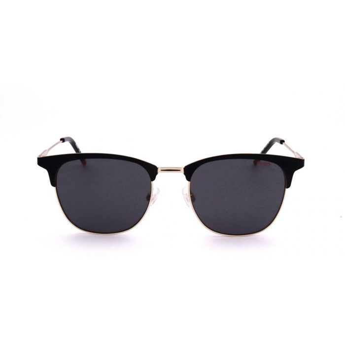 Sonnenbrille Hugo HG 1208/S 52/20/145 Matt schwarz gold Edelstahl MAN HG 1208/S