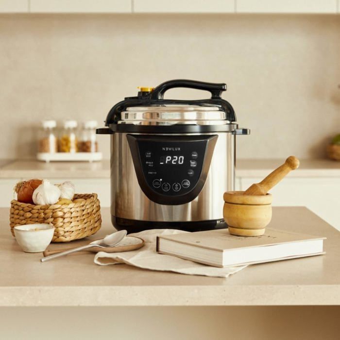 Mijoteuse Électrique Programmable Chef Pot V110. Multicuiseur Électrique Multifonction, 10 Programmes, 1000W, 6L, Conserve L[GA658]