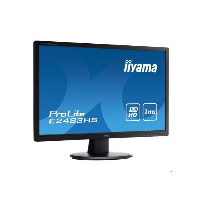 Monitor LED – IIYAMA – ProLite E2483HS-B1 – 24 pollici – Risoluzione Full HD – Ricondizionato – Buone condizioni