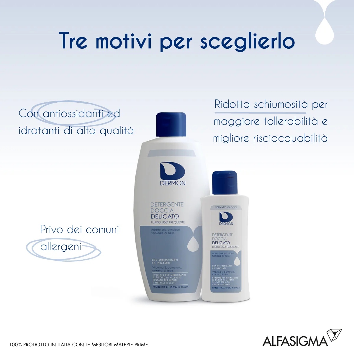 DERMON Sanftes Duschgel 400 ml