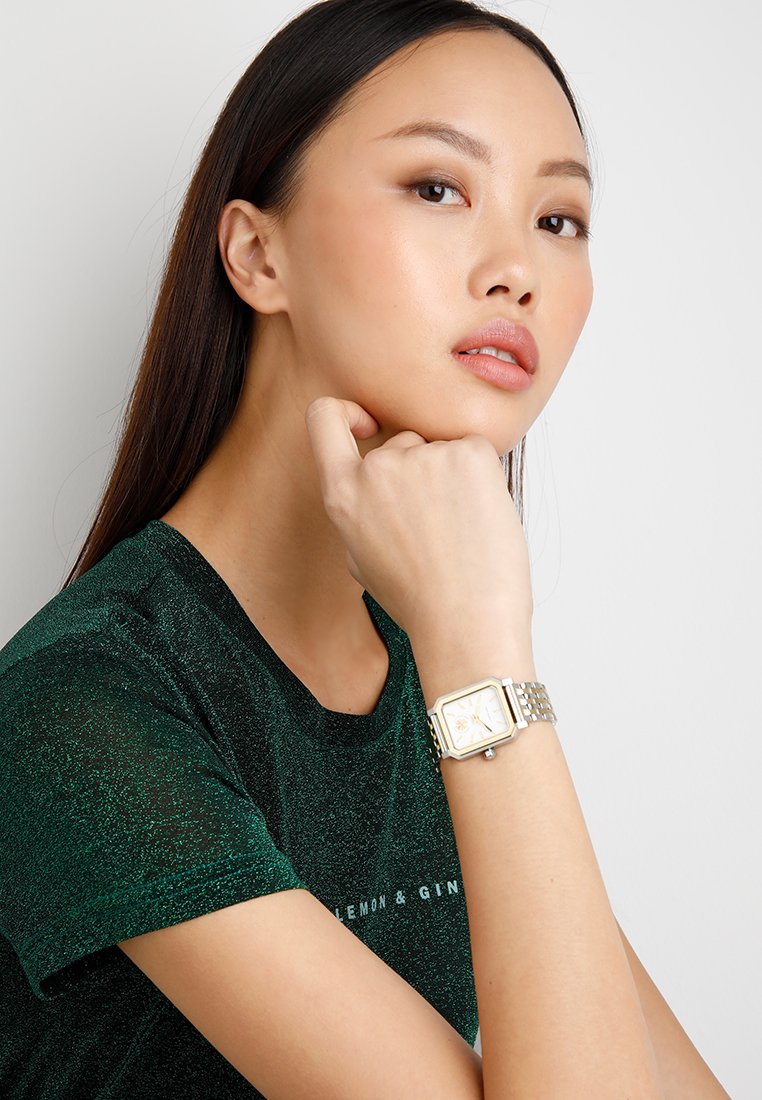 Tory Burch THE ROBINSON - Horloge - goudkleurig/zilverkleurig