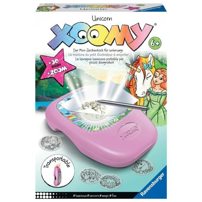 Xoomy Unicorn, Tekenspel, creatieve activiteit, 6 jaar en ouder, Ravensburger