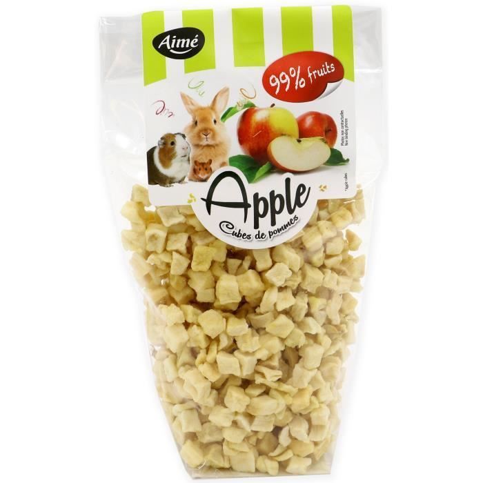 Petiscos de Maçã AIME - Para Coelhos e Roedores - 60g