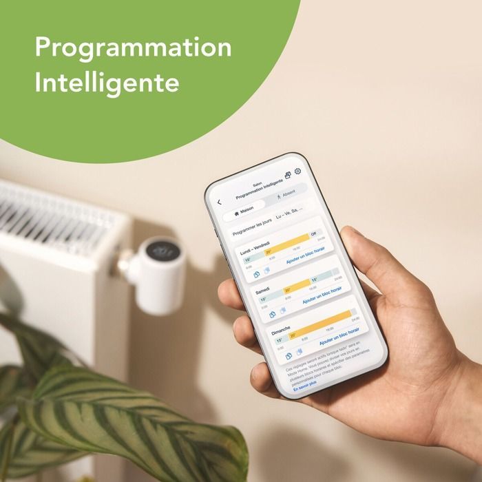 Cabeçote de radiador termostático conectado Tado X