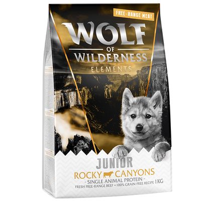 Wolf of Wilderness Junior „Rocky Canyons“ Freilandrindfleisch
