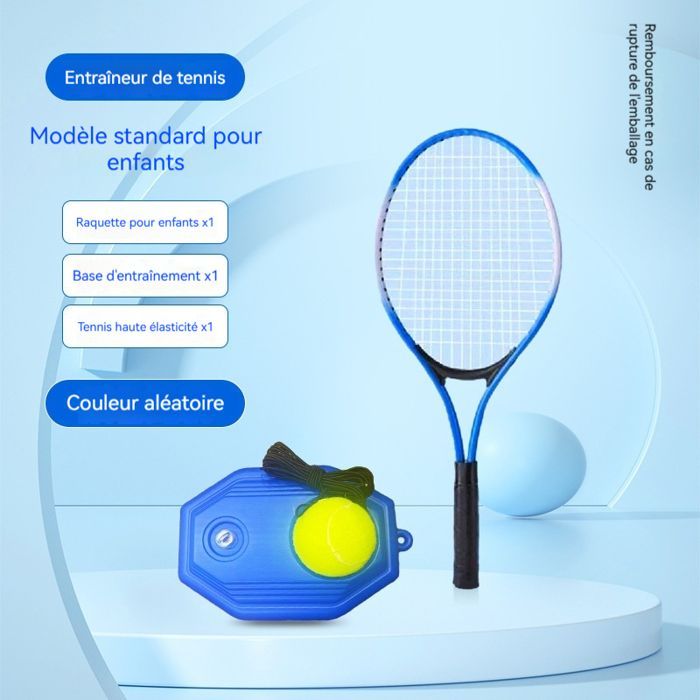 Ensemble d'entraîneur de tennis-équipement d'entraînement de tennis-Outil d'auto-apprentissage pour enfants KIT TENNIS