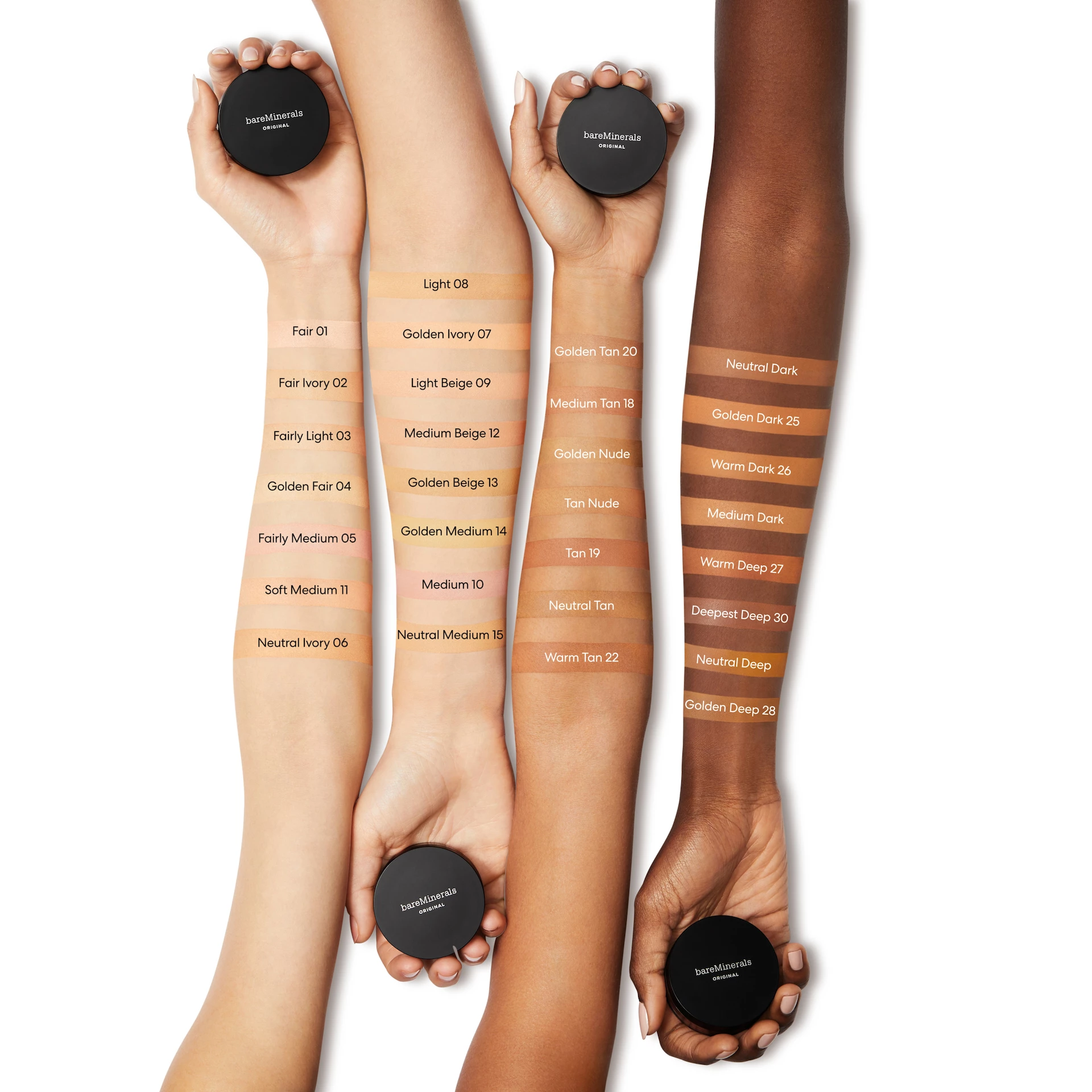 Originalni mineralni puder u prahu SPF15 srednje bež boje - bareMinerals