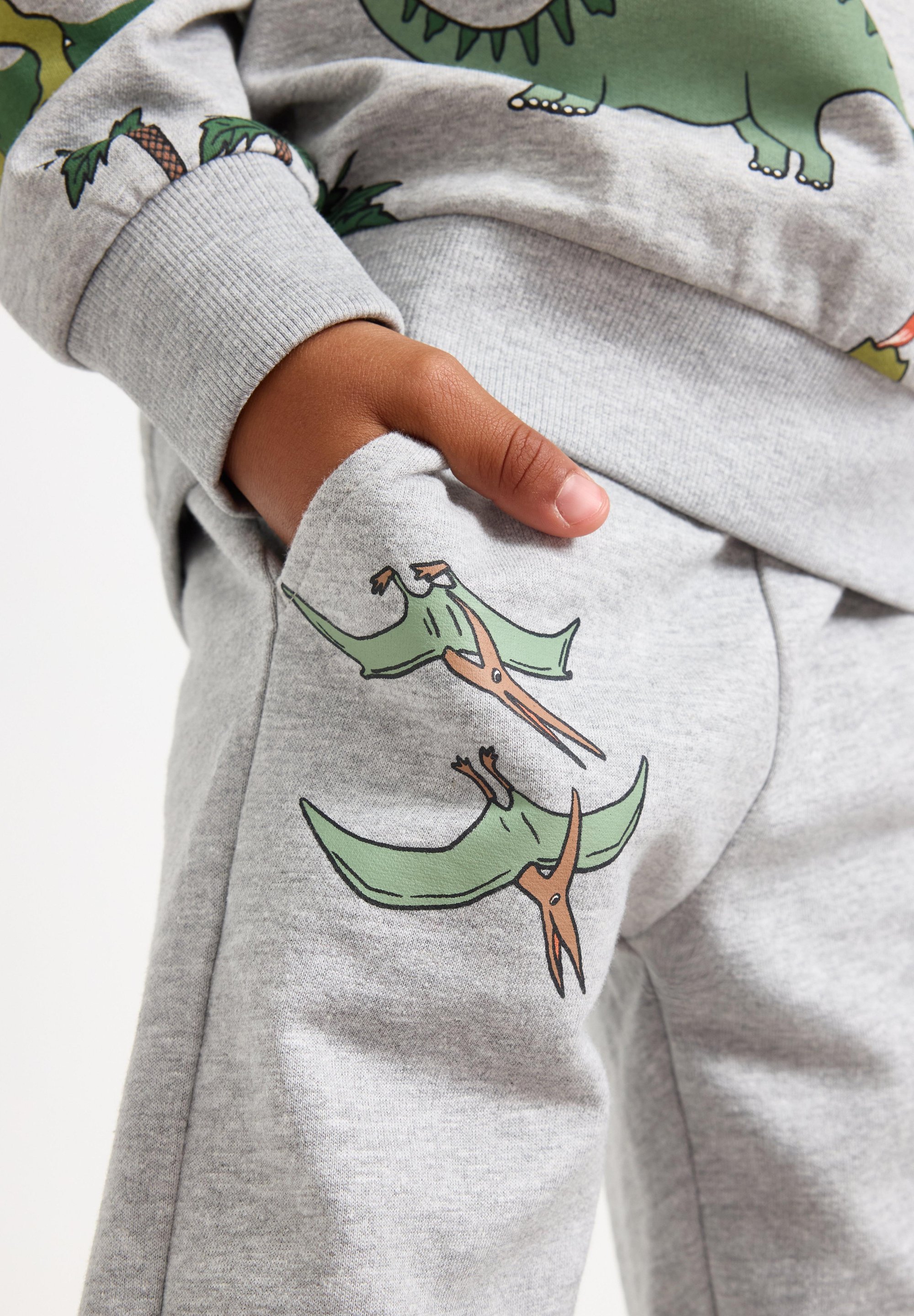Pantaloni da jogging Lindex DINO - Pantaloni della tuta - grigi