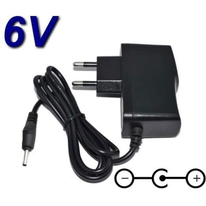Adapter – Kidimagic – 6V-Ladegerät – Kabelgebunden – Schwarz – Kompakt