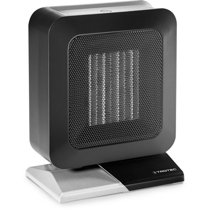TROTEC TFC 13 E ceramic fan heater - 1400 watts - 2 speeds - Black/silver - Convection - Electric