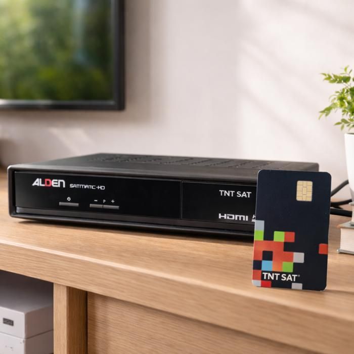 Décodeur satellite TNTSAT HD Astra + Carte valable 4 ans + Câble HDMI