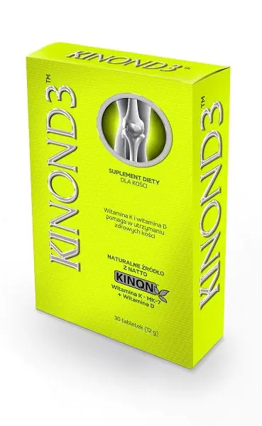 Kinon, Witamina K2-MK-7 + D3, Tabletki