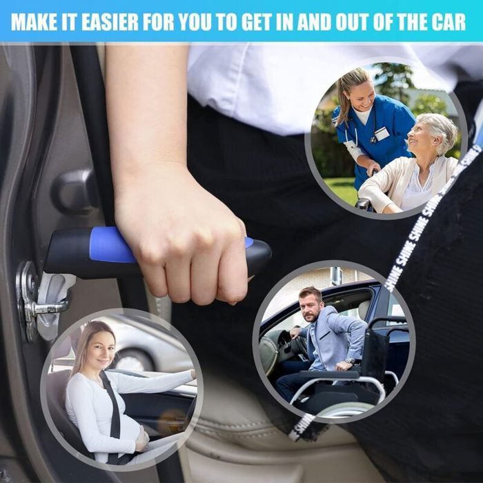 Barre d'appui portable pour canne de voiture, aide à la mobilité, canne de voiture utilisée comme aide à la station debout,...