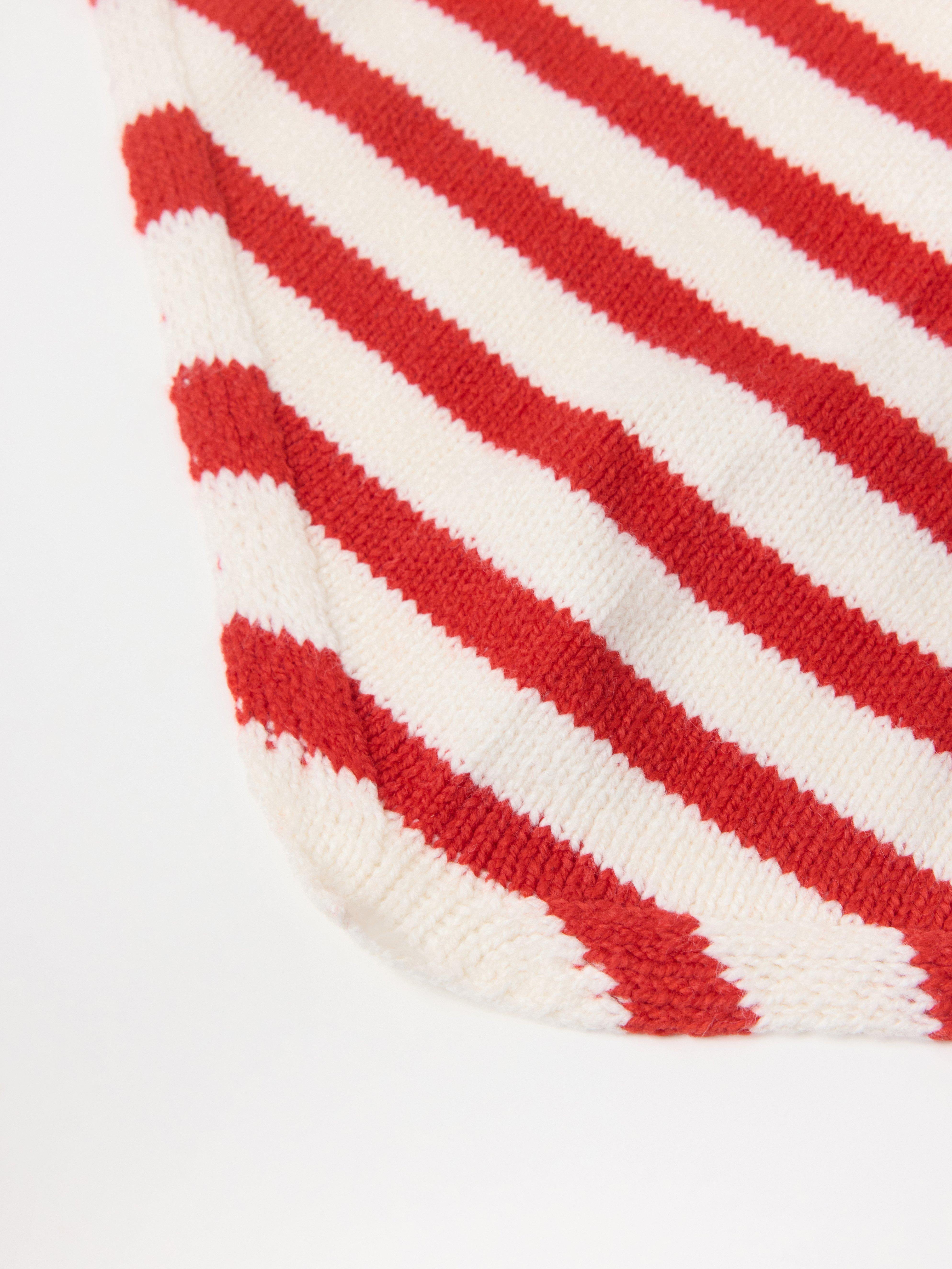 Lenço triangular vermelho escuro