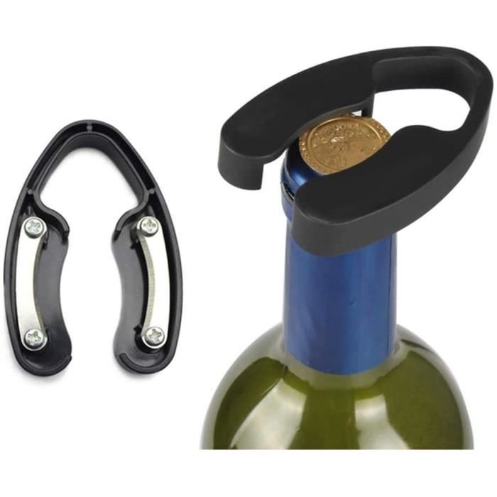 Wijnaccessoire - VVIKIZY - Wijnfoliesnijder - 2 stuks - Zwart - Ergonomisch