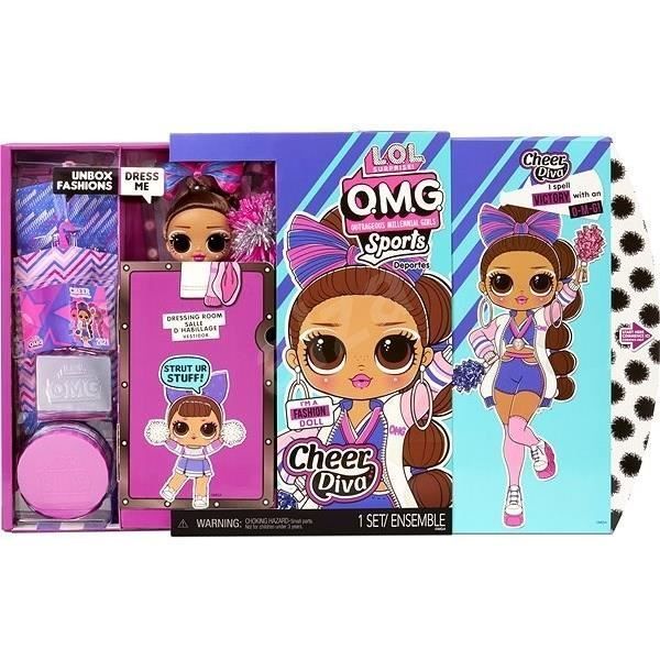 Muñeca LOL Surprise OMG Sports Fashion - Animadora - 24 cm