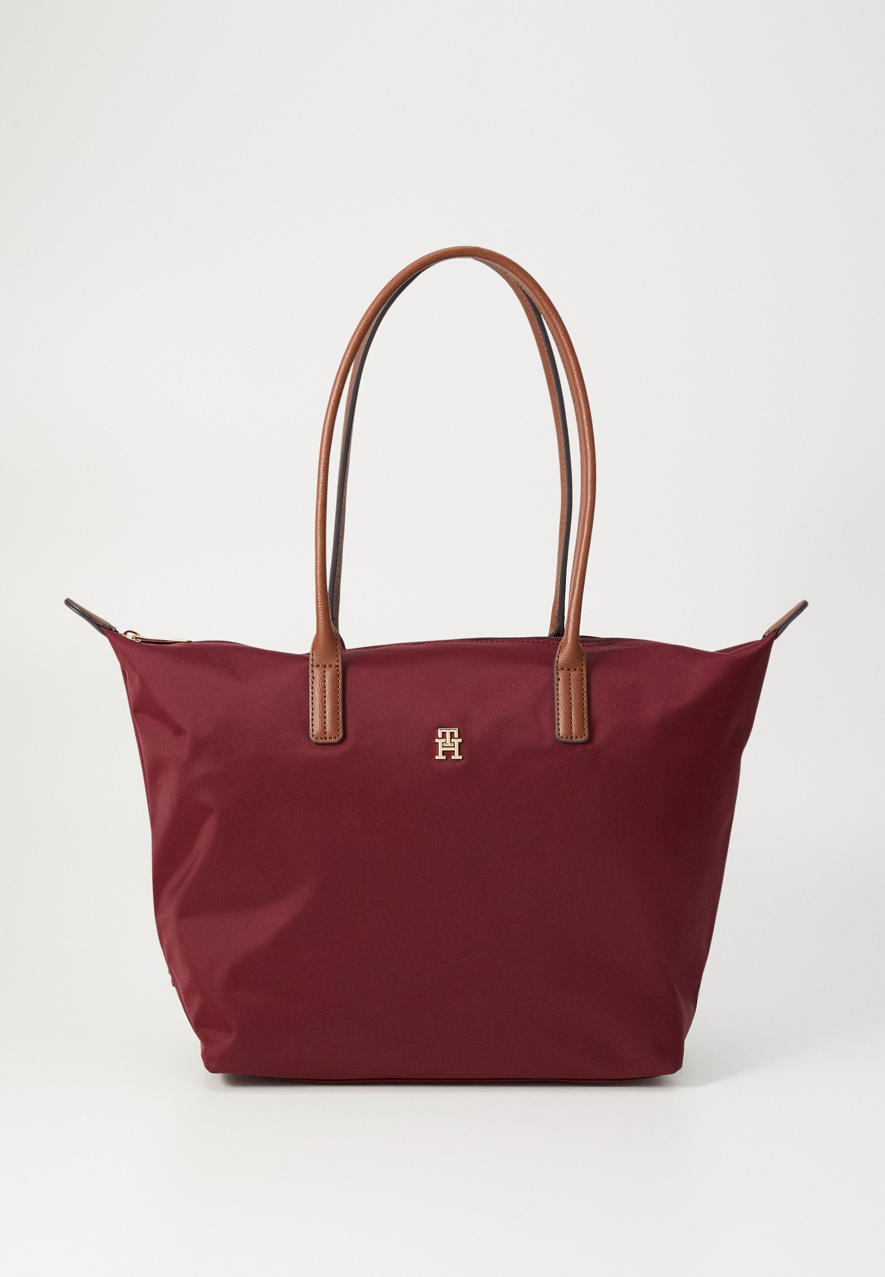 Tommy Hilfiger POPETTE - Iepirkumu soma - tumši sarkana