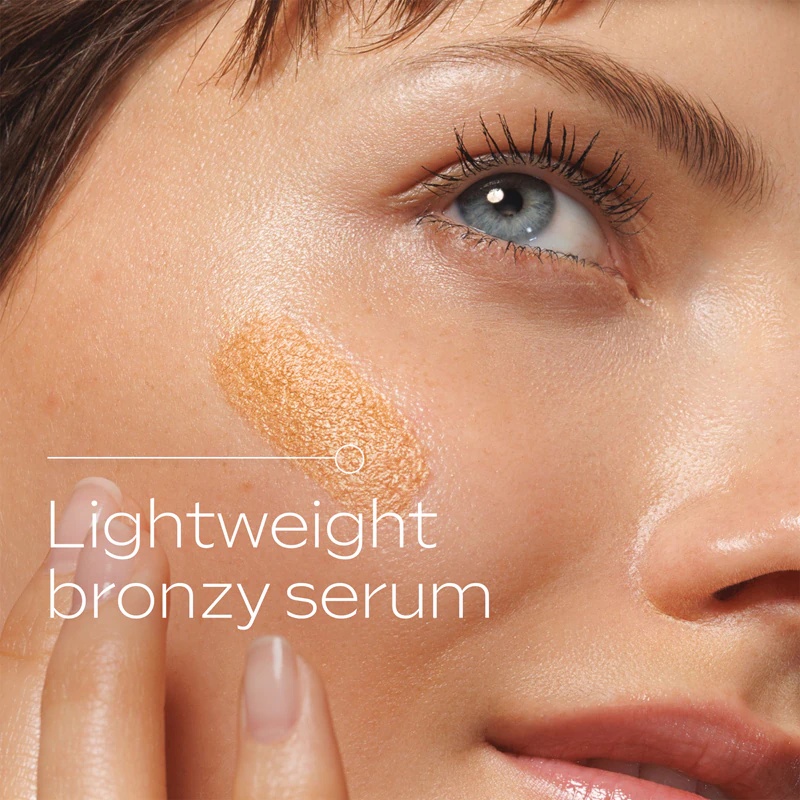 Weleda Serum Drops Sunkissed bronzing vlažilni serum za obraz z rahlim učinkom porjavelosti