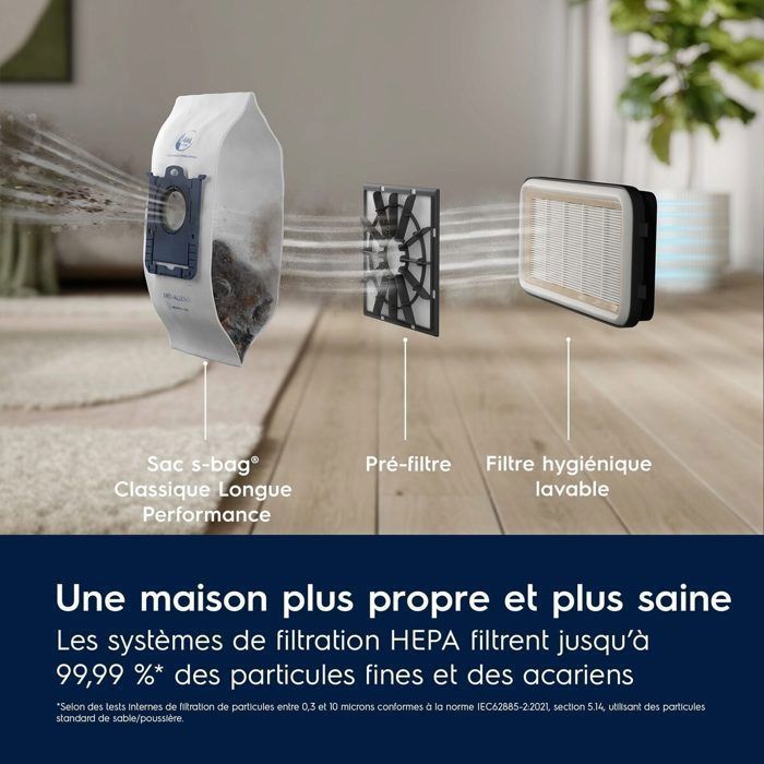 Aspirapolvere a cilindro con sacco Electrolux 500 Electrolux EB51A3WB Marrone