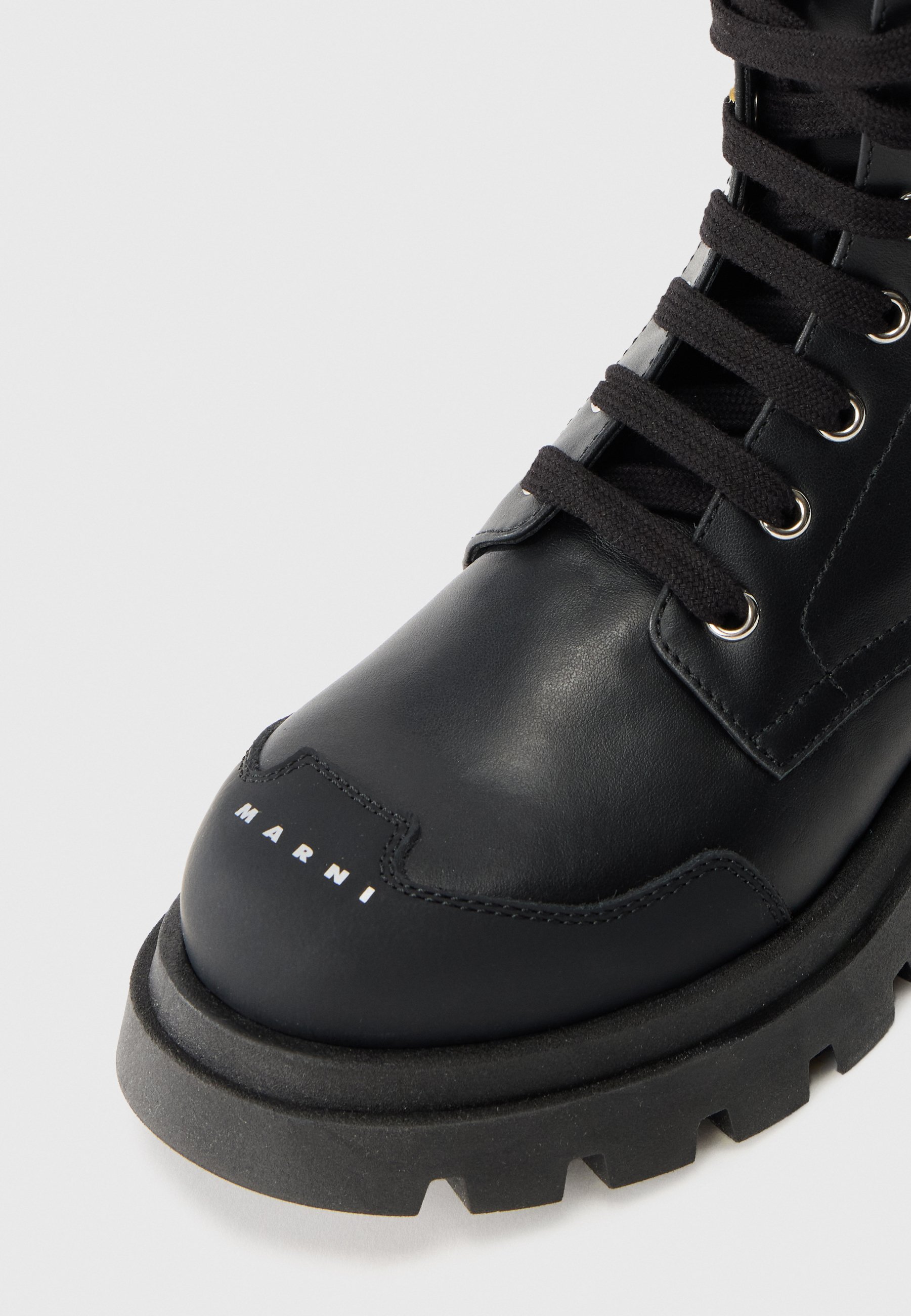 Marni UNISEX - Enkellaarsjes met vetersluiting - zwart