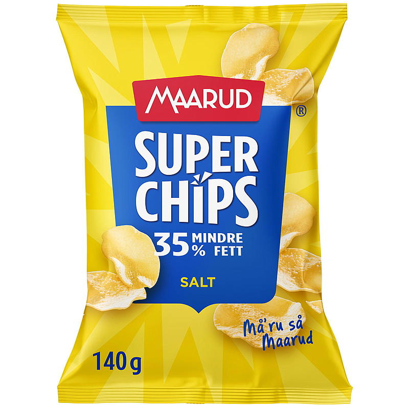 Maarud Superchips 140 g Salz