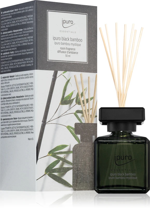 „ipuro Essentials“ juodo bambuko aromaterapinis difuzorius