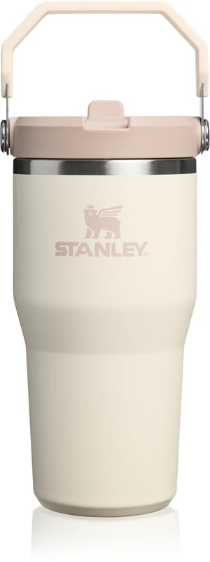 „Stanley IceFlow™ Flip Straw 2.0“ termo butelis su nerūdijančio plieno rankena