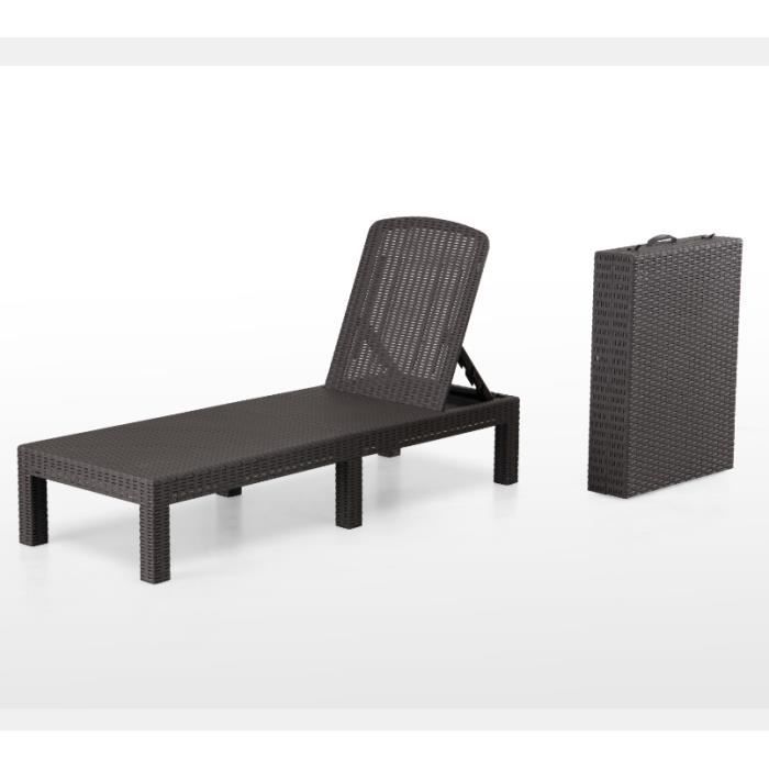 Tumbona - Chaise longue - Gris grafito
