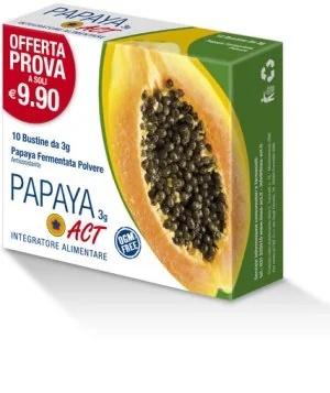 F&F Papaya ACT, 10 sachets, complément alimentaire antioxydant