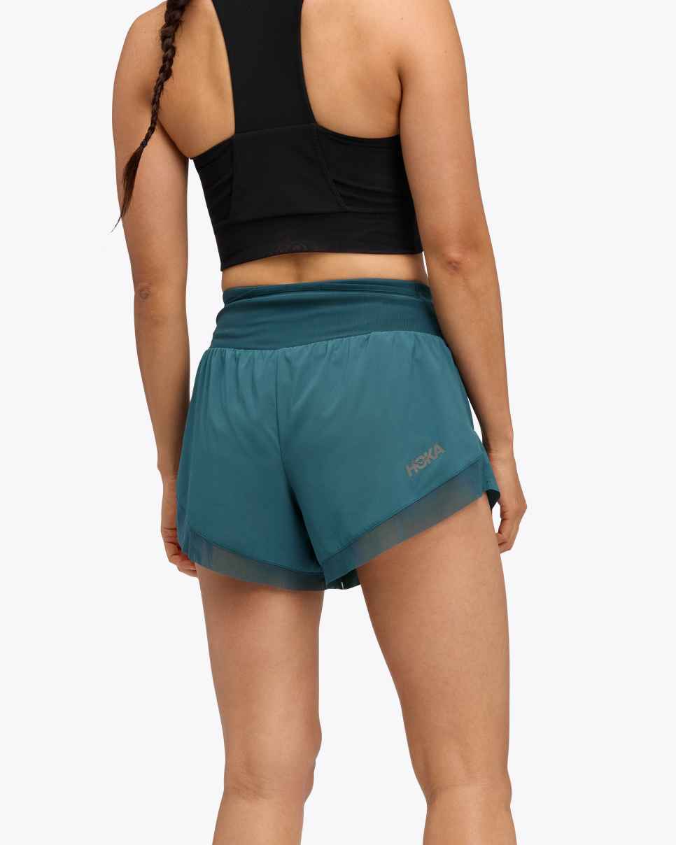 HOKA Glide 4-inch Short Blue Twilight