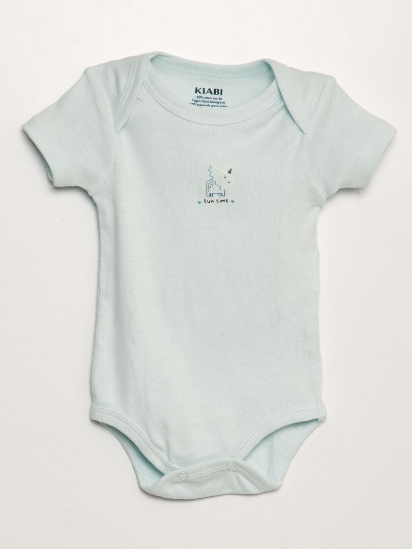 Conjunto de 3 bodys - AZUL