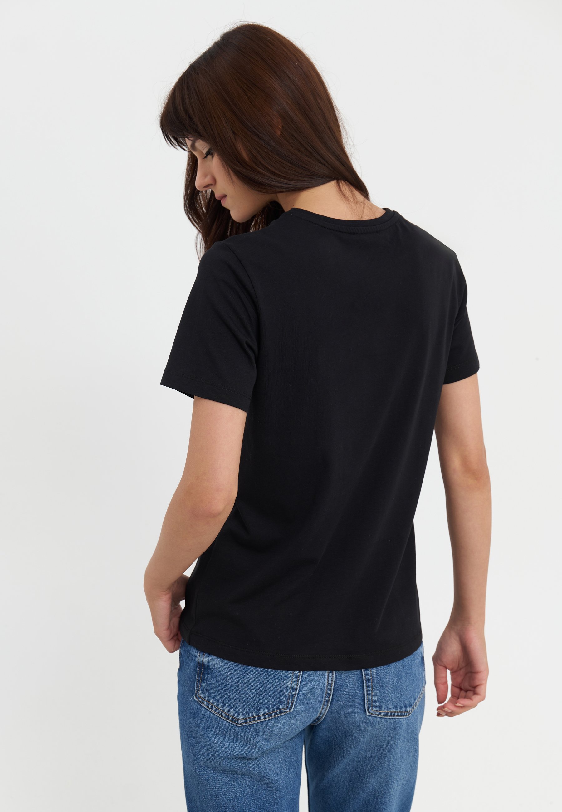 T-shirt imprimé Even&Odd - noir