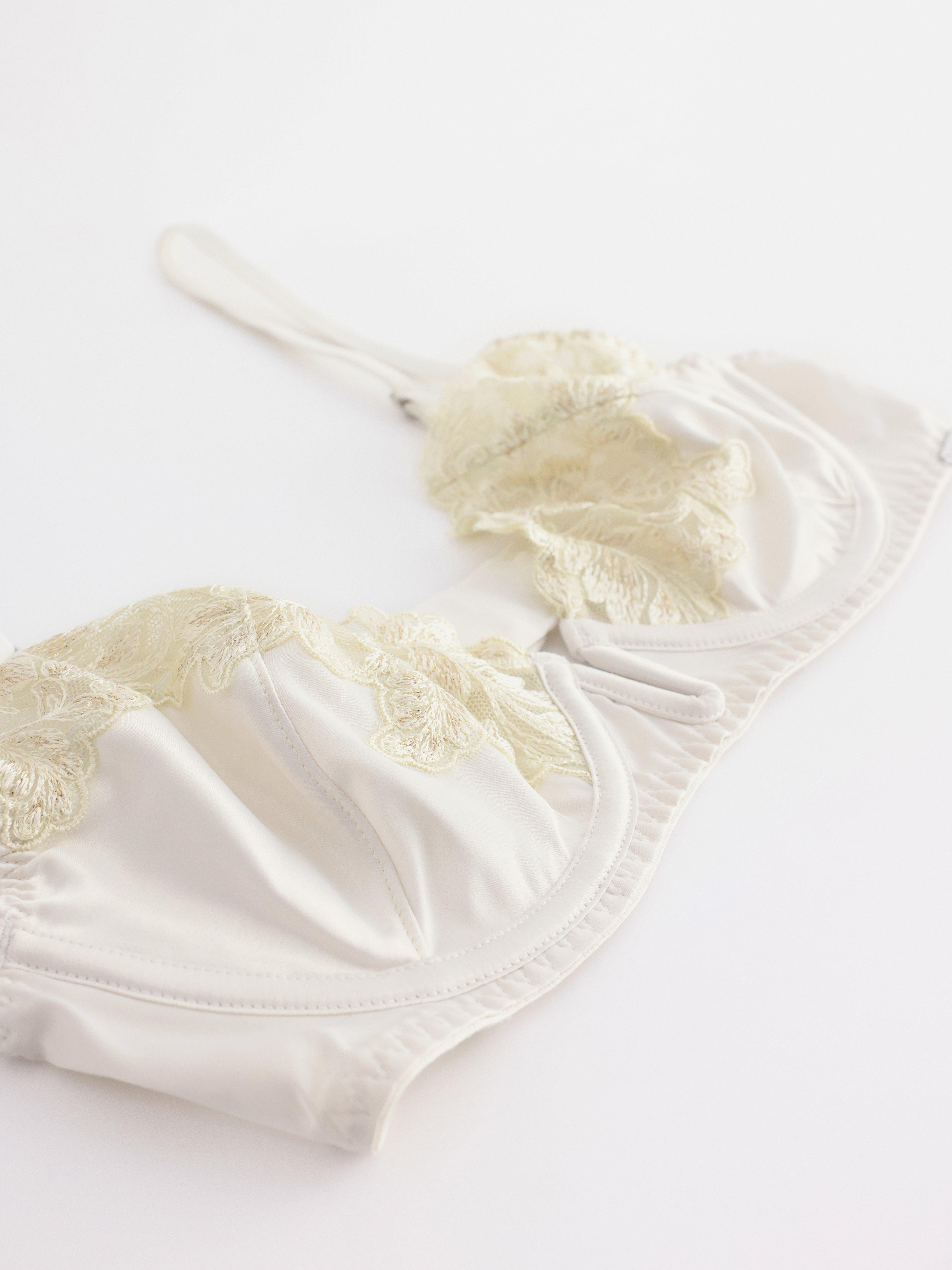 ella m – sujetador con aros sin relleno, blanco claro