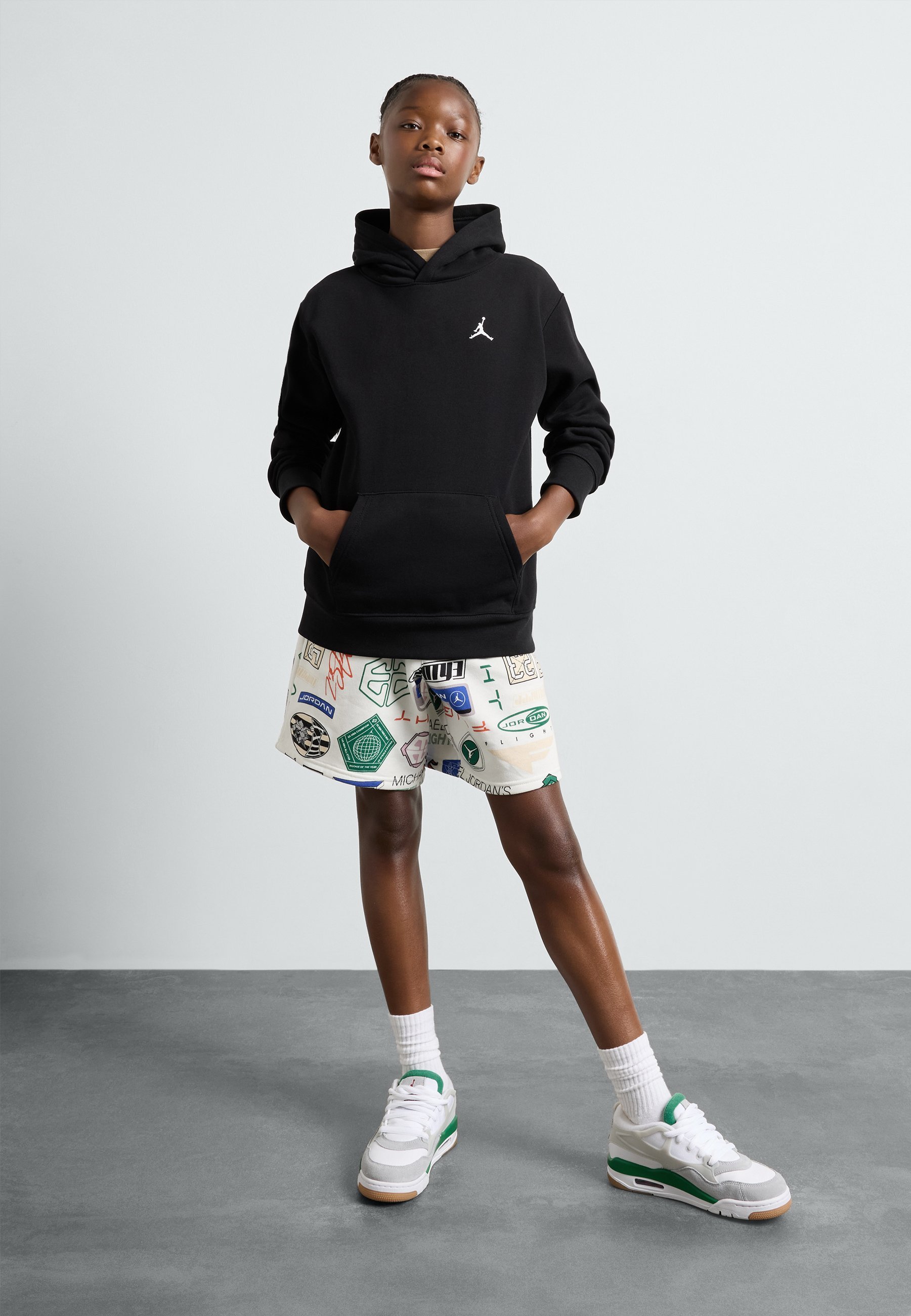 Jordan BROOKLYN - Felpa con cappuccio - nera